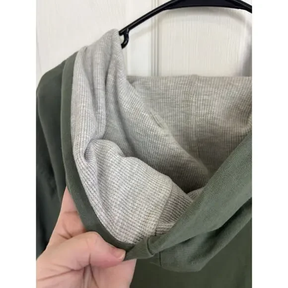 Ralph Lauren Denim & Supply Green Full Zip Waffle Hoodie Size Large Wings Star - Picture 7 of 9